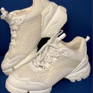 Dior D-Connect Leather & Mesh Sneaker